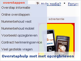 Uitgebreide overstapinformatie