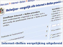 Meer zoekopties bij Belwijzer