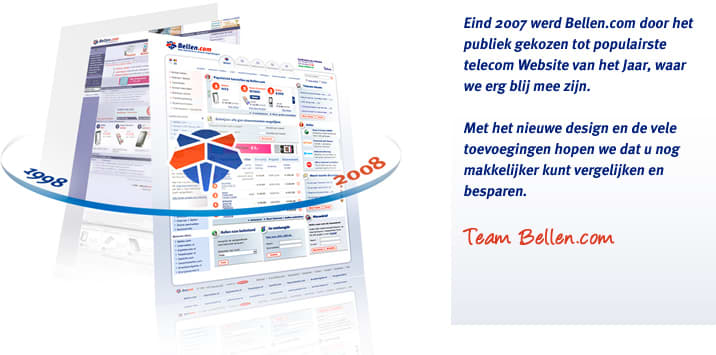 Bellen.com vernieuwd