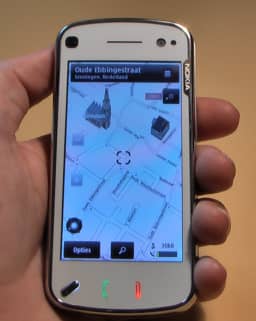 De nieuwste versie van OVI maps zit ook op de N97