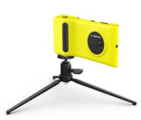 Nokia Lumia cameragrip op een tripod