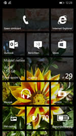 Windows phone startscherm